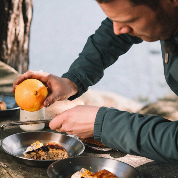 Stainless steel plate - Campfire plate