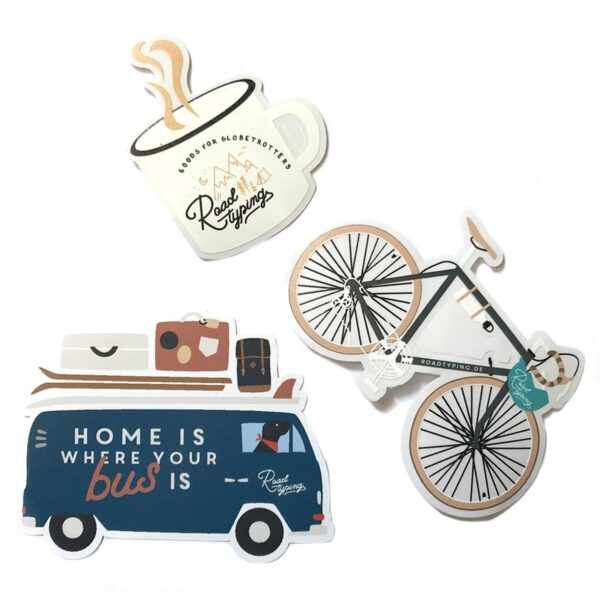 Set of 3 stickers - Roadtyping