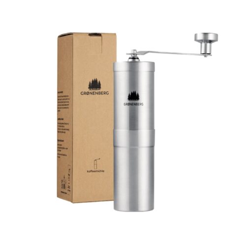 Manual stainless steel coffee grinder