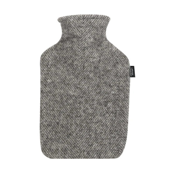 Arvo 100% virgin wool hot water bottle - Grey