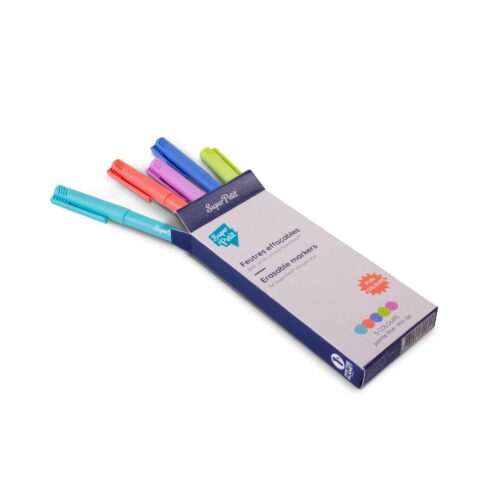 Box of 5 fine tip markers for coloring set