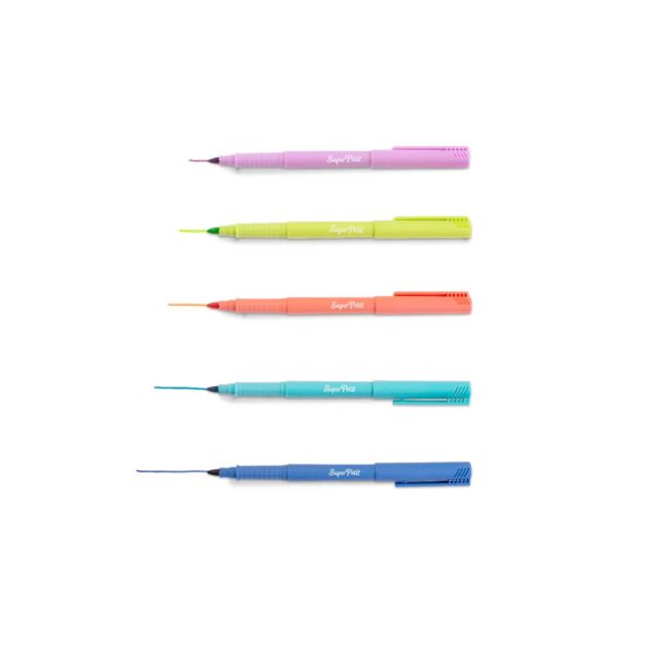 Box of 5 fine tip markers for coloring set