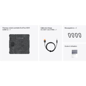 60W Portable Solar Panel (USB-C)