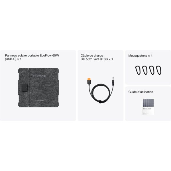 60W Portable Solar Panel (USB-C)