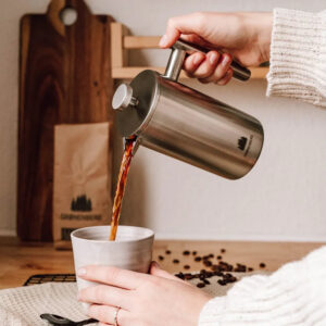 Stainless steel French press coffee maker - 0.6L