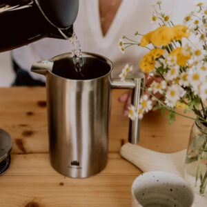 Stainless steel French press coffee maker - 0.6L